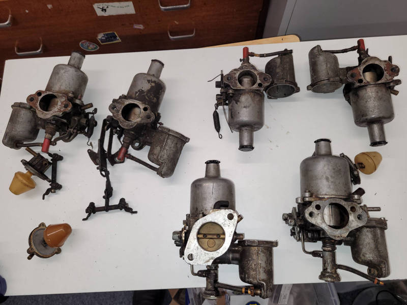 Carburettor refurbishment example